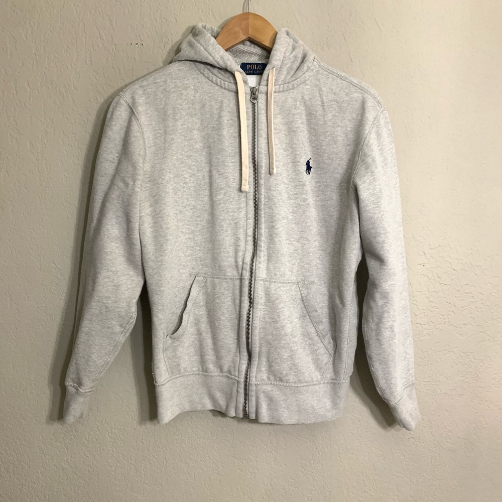 Polo by Ralph Lauren Gray Zip Up Sweater